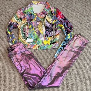 Colorful Jacket and Pants Set women’s Small